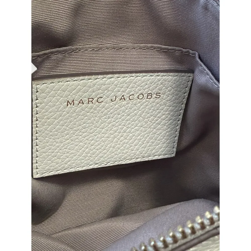 Marc Jacobs Cream Color Leather Crossbody Messenger Bag Buttery Soft | EUC! - Picture 6 of 8